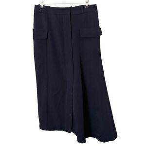 SAYAKA DAVIS Asymmetric‎ Wool Midi Skirt Sz 8